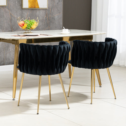 Metal Velvet Dining Chairs