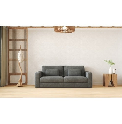 83  Modern Sofa Couches For Living Room, 3 Seater Sofa With Detachable Cover   Double Cushioning, Haze