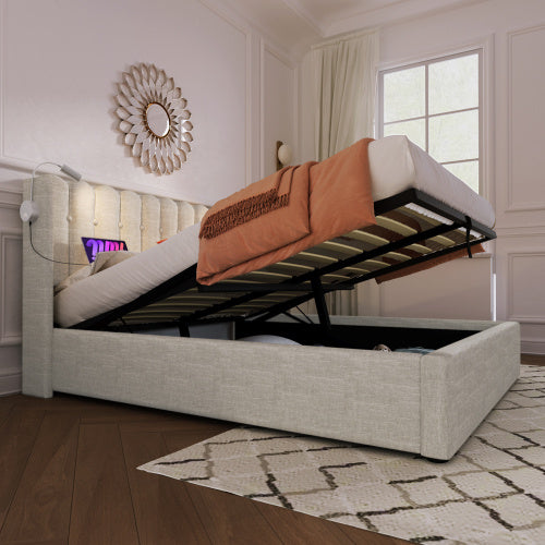 Linen Storage Space Bed Frame