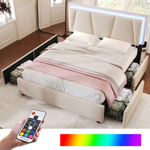 Wooden Storage Bed Bed Frame  Size  160cmx200cm