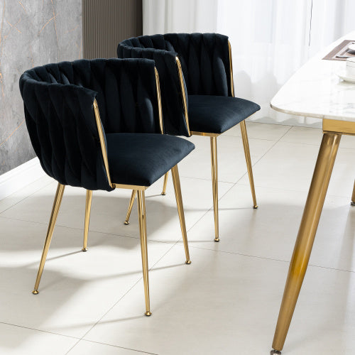 Metal Velvet Dining Chairs