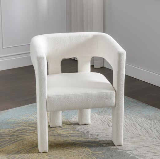 Dining Chairs Upholstered In Fabric With Contemporary Design