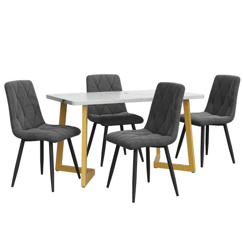 Fibreboard Dining Table Set