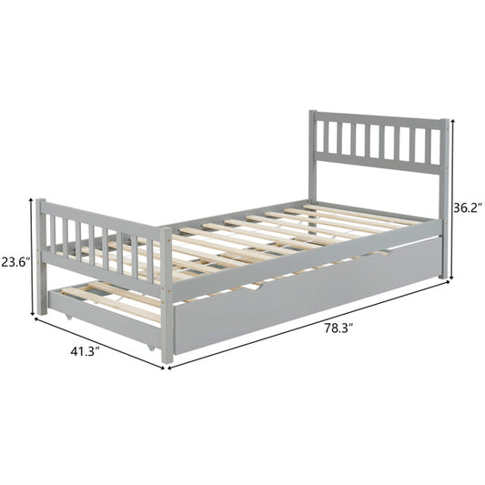 Single Layer Bed With Trailer Bed