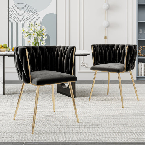 Metal Velvet Dining Chairs