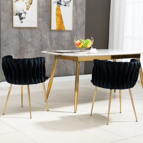 Metal Velvet Dining Chairs