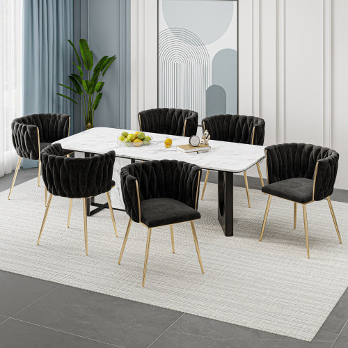 Metal Velvet Dining Chairs