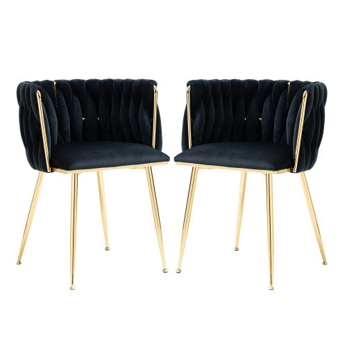 Metal Velvet Dining Chairs