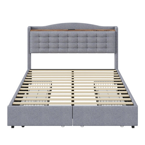 Linen Bed Frame