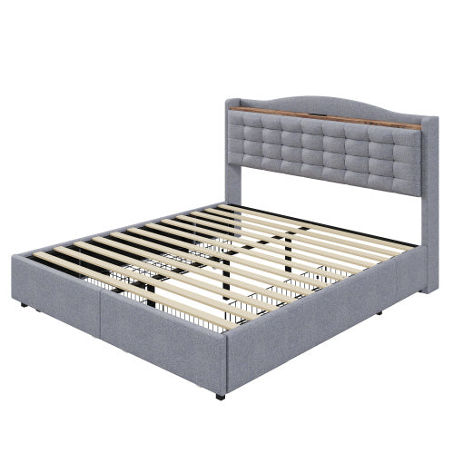 Linen Bed Frame